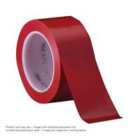 471 Vinyl Tape, 38 mm (1-1/2") W x 32.9 m (108') L, 5.3 mils, Red M & M Nord Ouest Inc