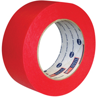 Utility Grade Coloured Masking Tape, 24 mm (1") x 55 m (180'), Red M & M Nord Ouest Inc