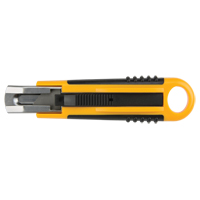 Couteau autor&eacute;tractable ATK1000, 18 mm, Acier au carbone, Prise en Plastique M & M Nord Ouest Inc