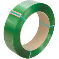 Feuillard, Polyester, 1/2" la x 6315' lo, Vert, Calibre Manuel M & M Nord Ouest Inc