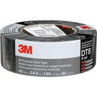 DT8 All-Purpose Duct Tape, 8 mils, Black, 48 mm (2") x 55 m (180') M & M Nord Ouest Inc