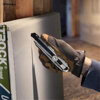Knife with Ratchet Lock, 18 mm, Carbon Steel, Heavy-Duty, Aluminum Handle M & M Nord Ouest Inc