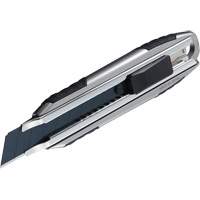 Couteau autoverrouillable, 18 mm, Acier au carbone, Robuste, Prise en Aluminium PG170 | M & M Nord Ouest Inc