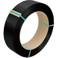 Strapping, Polyester, 1/2" W x 5800' L, Black, Manual Grade PG559 | M & M Nord Ouest Inc