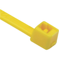 T Series Cable Ties, 8" Long, 50 lbs. Tensile Strength, Yellow PG628 | M & M Nord Ouest Inc