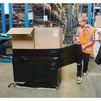 Film &eacute;tirable, Calibre 0,8 (20,3 microm&egrave;tres), 18" x 1500', Noir opaque M & M Nord Ouest Inc