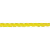 Corde jaune tress&eacute;e 1/4", Polypropyl&egrave;ne, 1300' M & M Nord Ouest Inc