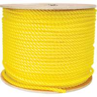 Corde jaune tress&eacute;e 3/8", Polypropyl&egrave;ne, 630' M & M Nord Ouest Inc