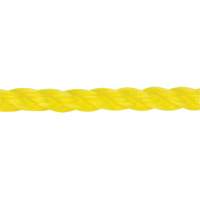 Corde jaune tress&eacute;e 3/8", Polypropyl&egrave;ne, 630' M & M Nord Ouest Inc