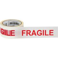 Ruban d'emballage Fragile, Adh&eacute;sif Thermofusible, 2 mils, 48 mm (2") x 100 m (328') M & M Nord Ouest Inc