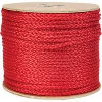 Corde rouge tress&eacute;e, Polypropyl&egrave;ne, 500' M & M Nord Ouest Inc
