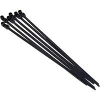 Attache-c&acirc;ble &agrave; visser, Longueur 8", R&eacute;sistance &agrave; la traction 50 lb, Noir M & M Nord Ouest Inc