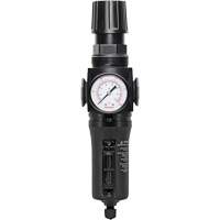 Manual Drain Filter/Regulator with Metal Bowl Modulair 300, 1/4" NPT, 250 PSI, 5.1 fl. oz. Capacity M & M Nord Ouest Inc