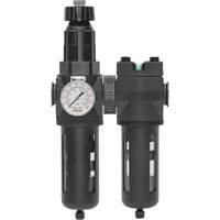 Filter/Regulator & Coalescing Filter Modulair 400 with Standard Bowl & Manual Drain, 3/4" NPTF, 150 PSI, 9.13 fl. oz. Capacity M & M Nord Ouest Inc