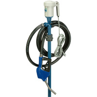 Trousse de pompe pour baril EFP-40 avec moteur S1 avec accessoires pour fluide d&eacute;chappement diesel (DEF), Polypropyl&egrave;ne/Acier inoxydable M & M Nord Ouest Inc