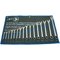 CWS-16M Raised Panel Wrench Set, Combination, 16 Pieces, Metric M & M Nord Ouest Inc