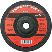 A24R POWER ABRASIVE Grinding Wheel, 7" x 1/4", 7/8" Arbor, Type T27 M & M Nord Ouest Inc