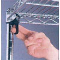 ETAGERE,4 TABL18X36X63,CHROME,800LB/TABL., Tiers 4, 36" la x 63" h x 18" p M & M Nord Ouest Inc