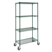 Chariots en treillis m&eacute;tallique, Fini &eacute;poxy, 36" x 80" x 24", Capacit&eacute; 800 lb M & M Nord Ouest Inc