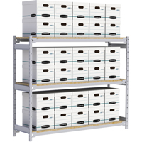 &eacute;tag&egrave;re-classeur de grande largeur, Acier, 3 Tablettes, 72" la x 18" p x 60" h M & M Nord Ouest Inc