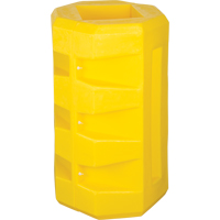 Protecteurs de colonne, Ouverture int&eacute;rieure 6-1/4" x 6-1/4", 23-1/2" lo x 23-1/2" la x 39-1/2" h, Jaune M & M Nord Ouest Inc