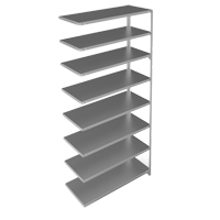 &eacute;l&eacute;ment de rayonnage, Acier galvanis&eacute;, Montant &agrave; fente, Capacit&eacute; 275 lb, 48" la x 96" h x 18" p M & M Nord Ouest Inc