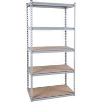 Heavy-Duty Shelving, Steel, Boltless, 1200 lbs. Capacity, 36" W x 72" H x 18" D M & M Nord Ouest Inc