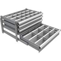 Cabinet d'entreposage &agrave; tiroirs int&eacute;gr&eacute; Interlok M & M Nord Ouest Inc