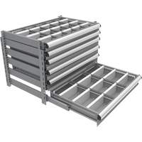 Cabinet d'entreposage &agrave; tiroirs int&eacute;gr&eacute; Interlok M & M Nord Ouest Inc