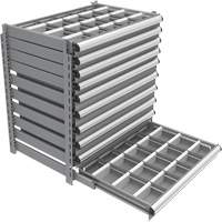 Cabinet d'entreposage &agrave; tiroirs int&eacute;gr&eacute; Interlok M & M Nord Ouest Inc