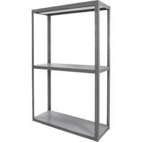 Heavy-Duty Shelving, Steel, Bolted, 3000 lbs. Capacity, 36" W x 72" H x 24" D M & M Nord Ouest Inc