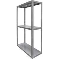 Heavy-Duty Shelving, Steel, Bolted, 3000 lbs. Capacity, 36" W x 72" H x 24" D M & M Nord Ouest Inc