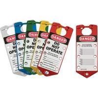 Moraillons de verrouillage &eacute;tiquet&eacute;s, Bleu/Vert/Rouge/Argent/Jaune M & M Nord Ouest Inc