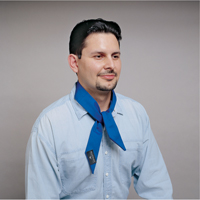 Serviette refroidissante standard, Bleu M & M Nord Ouest Inc