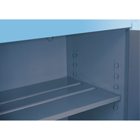 Armoires de s&eacute;curit&eacute; pour acides & produits corrosifs avec doublure ChemCor, 30 gal., 43" x 44" x 18" M & M Nord Ouest Inc