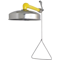 Douches d'urgence &agrave; alimentation horizontale, Montage mural M & M Nord Ouest Inc