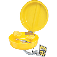 Eye/Face wash With Cover, Wall-Mount Installation, Plastic Bowl M & M Nord Ouest Inc