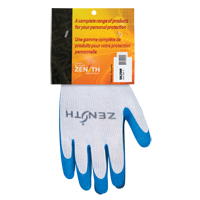 Gants enduits tricot&eacute; sans couture en caoutchouc naturel, 9, R&ecirc;vetement Latex de caoutchouc, Calibre 10, Enveloppe en Polyester/Coton M & M Nord Ouest Inc