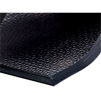 Tapis Dura Comfort no 480, Texturé, 2' x 3' x 1/2", Noir, Nitrile SAM180 | M & M Nord Ouest Inc