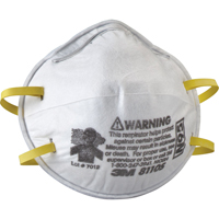 Respirateurs contre les particules 8110S, N95, Certifi&eacute; NIOSH, Petit M & M Nord Ouest Inc