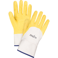 Gants enduits au fini rugueux, 10/T-Grand, R&ecirc;vetement Latex de caoutchouc, Enveloppe en Coton M & M Nord Ouest Inc