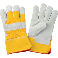 Premium Winter-Lined Fitters Gloves, 2X-Large, Split Cowhide Palm, Foam Fleece Inner Lining M & M Nord Ouest Inc