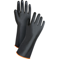 Gants de poids lourd pour la manipulation de produits chimiques, Taille Grand/9, 14" lo, Latex de caoutchouc, 30 mils M & M Nord Ouest Inc