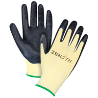 Gants r&eacute;sistants &agrave; la coupe avec prise sup&eacute;rieure, Taille Moyen/8, Calibre 13, Rev&ecirc;tement Mousse de nitrile, Enveloppe en Aramide, ANSI/ISEA 105 niveau 3/EN 388 niveau 5 M & M Nord Ouest Inc