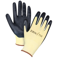 Gants r&eacute;sistants &agrave; la coupe avec prise sup&eacute;rieure, Taille Grand/9, Calibre 13, Rev&ecirc;tement Mousse de nitrile, Enveloppe en Aramide, ANSI/ISEA 105 niveau 3/EN 388 niveau 5 M & M Nord Ouest Inc