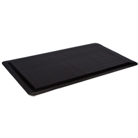Tapis Ergo-Ease, Rainur&eacute;, 2' x 10' x 7/8", Noir, Caoutchouc/&eacute;ponge M & M Nord Ouest Inc