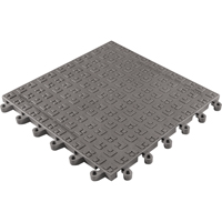 ErgoDeck&reg; Soft No. 566 Matting, PVC, 1-1/2' W x 1-1/2' L, 7/8" Thick, Charcoal M & M Nord Ouest Inc