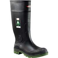 Enduro All Season Industrial Boots, Rubber, Steel Toe, Size 8, Puncture Resistant Sole M & M Nord Ouest Inc