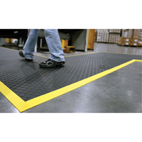 Rejuvenator Connect No. 502 Matting, Polyurethane, 3' W x 3' L, 5/8" Thick, Black M & M Nord Ouest Inc