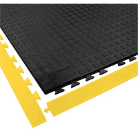 Rejuvenator Connect No. 502 Matting, Polyurethane, 3' W x 3' L, 5/8" Thick, Black M & M Nord Ouest Inc